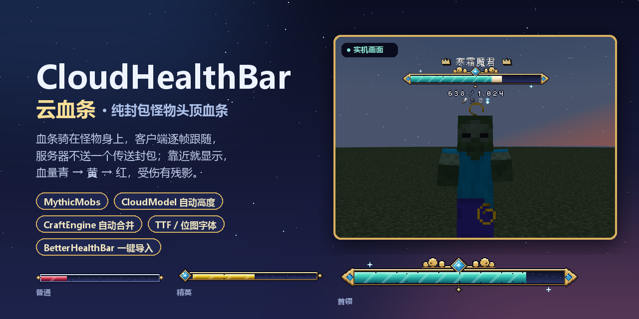 CloudHealthBar 云血条